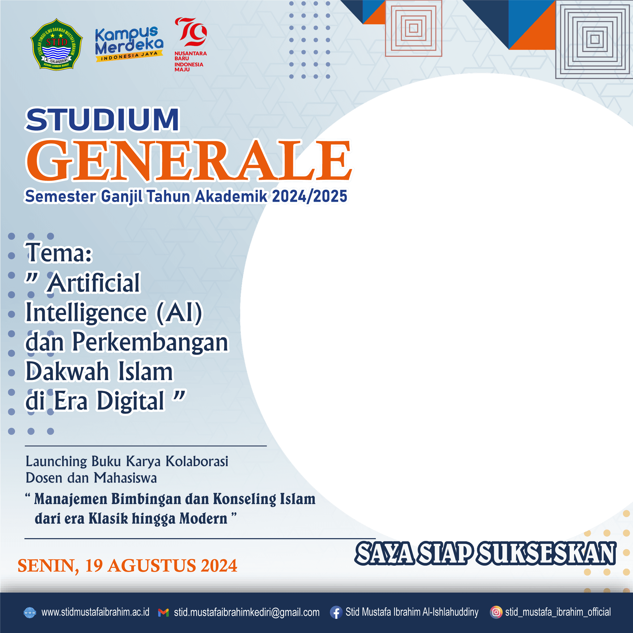 Saya Siap Sukseskan Studium Generale Semester Ganjil TA 2024-2025
