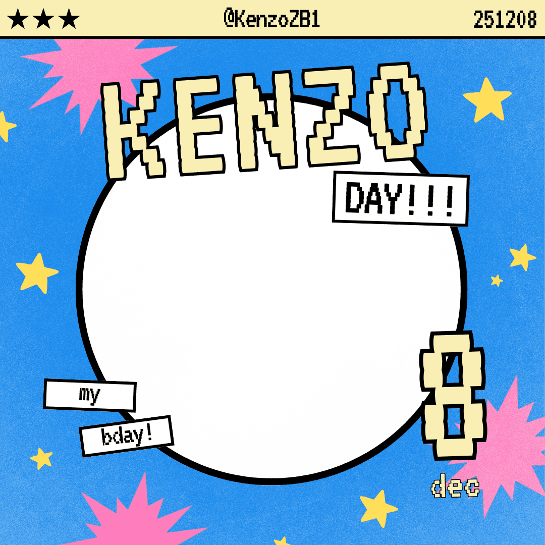 kenzo bday!