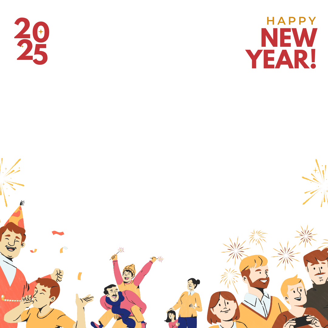 Selamat tahun baru - Happy new year 2025
