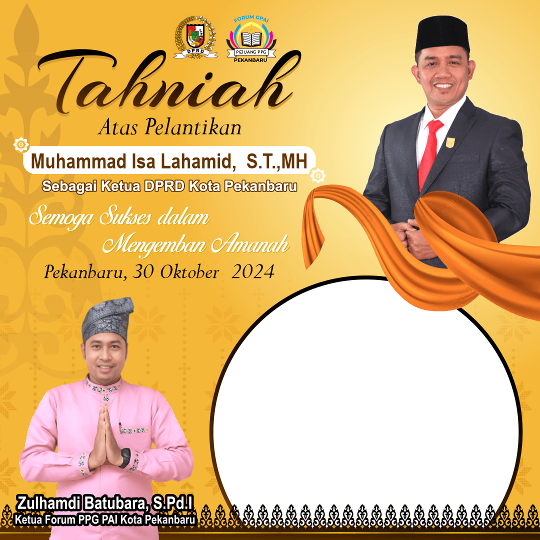 Tahniah Ketua DPRD Kota Pekanbaru