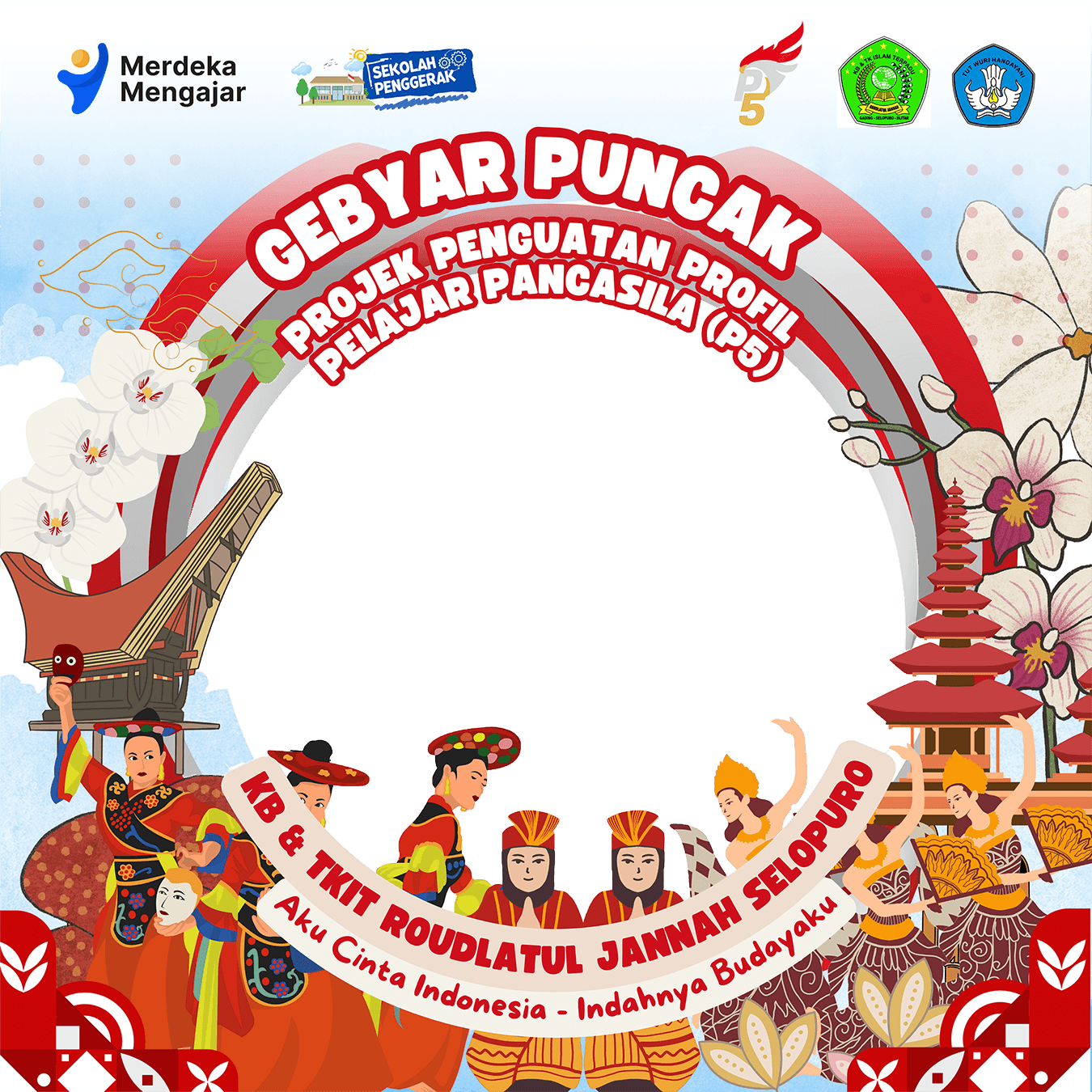 GEBYAR P5 KB & TKIT ROUDLATUL JANNAH