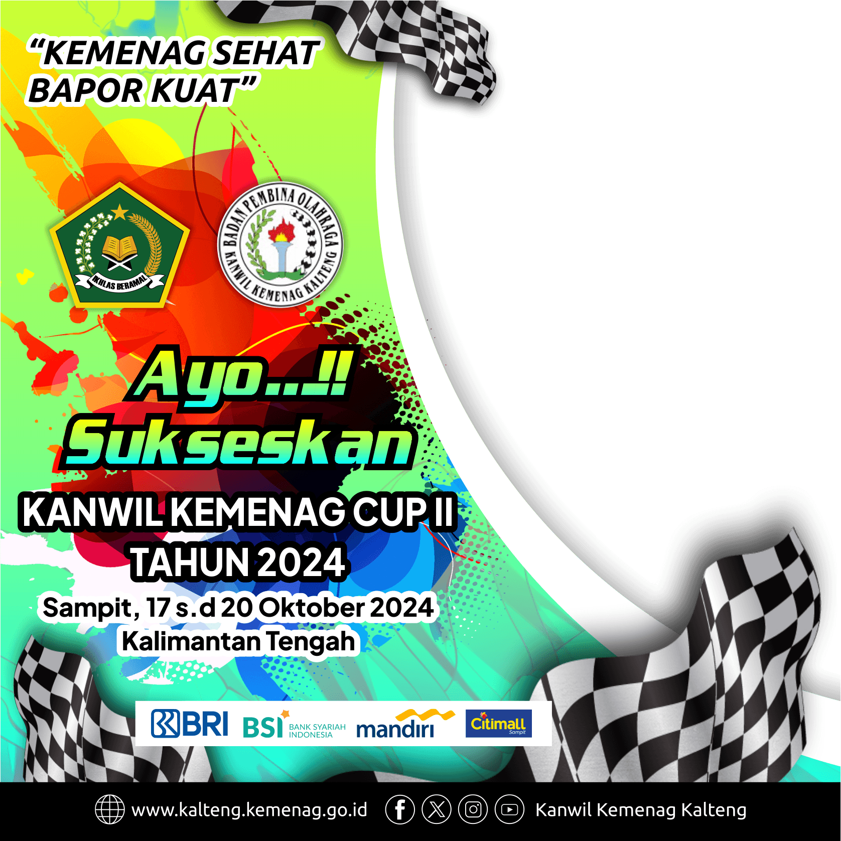 AYO...!! SUKSESKAN KANWIL KEMENAG CUP II TAHUN 2024