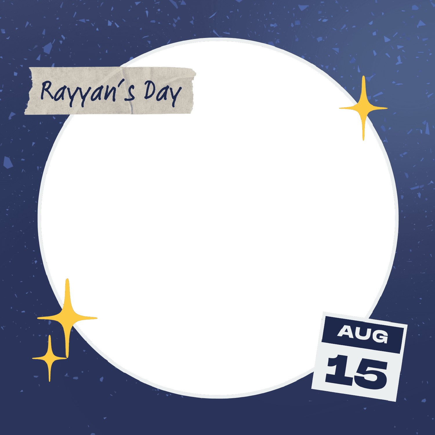 Selamat ulang tahun, Rayyan!