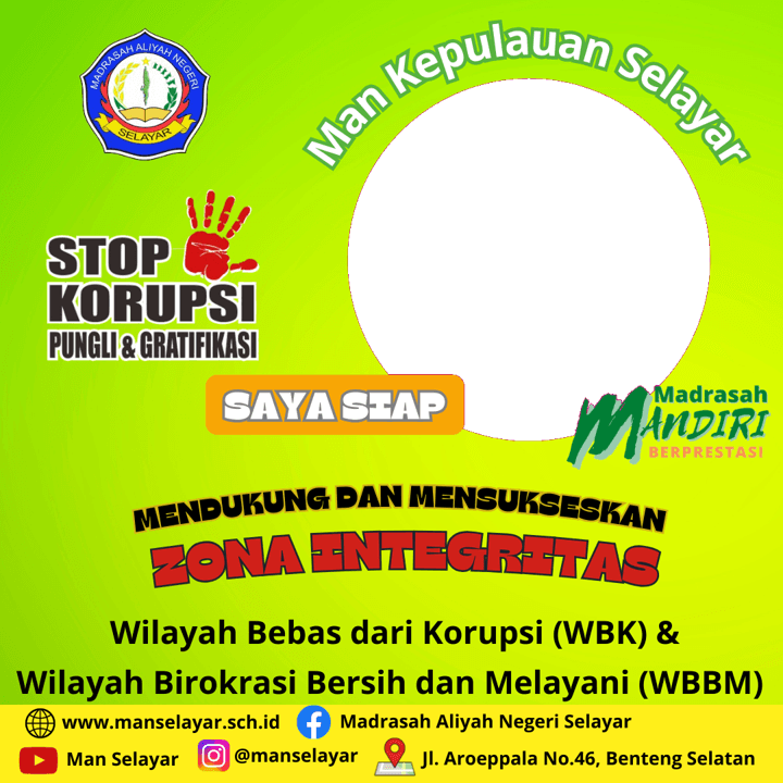 MAN SELAYAR ZONA INTEGRITAS