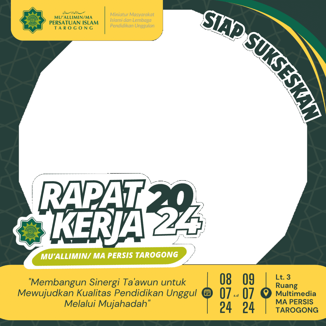 RAPAT KERJA 2024 MA PERSIS TAROGONG