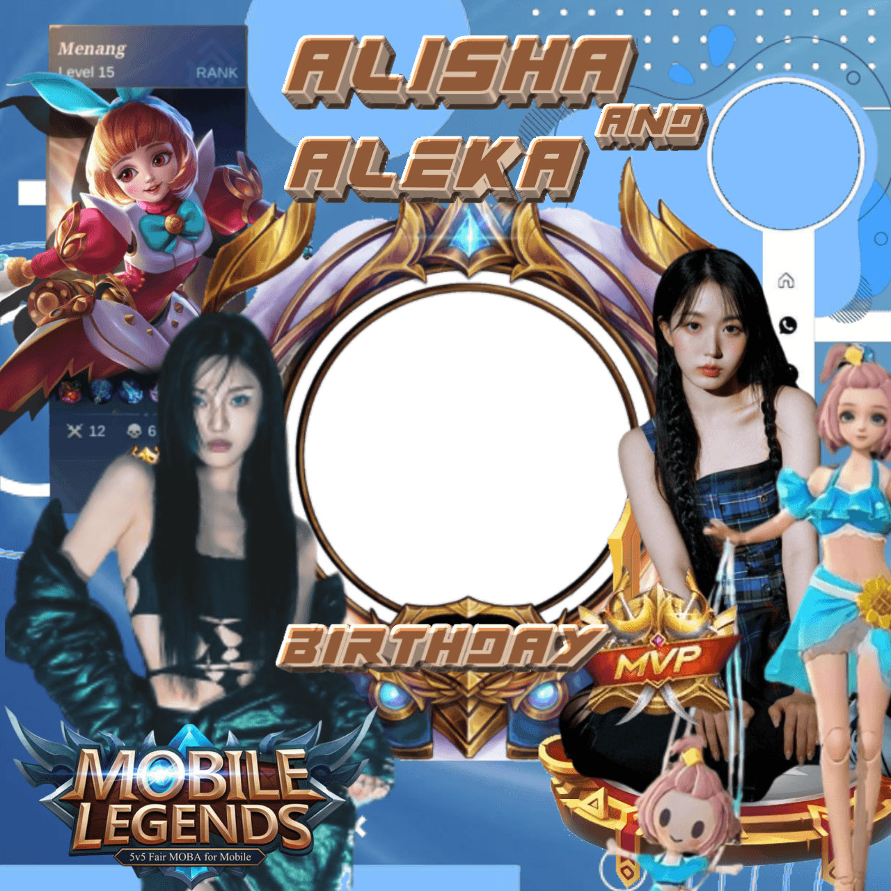 Happy birthday alisha dan aleka