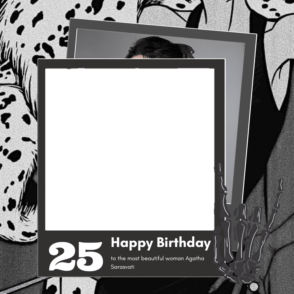 Agatha Birthday (Black) 