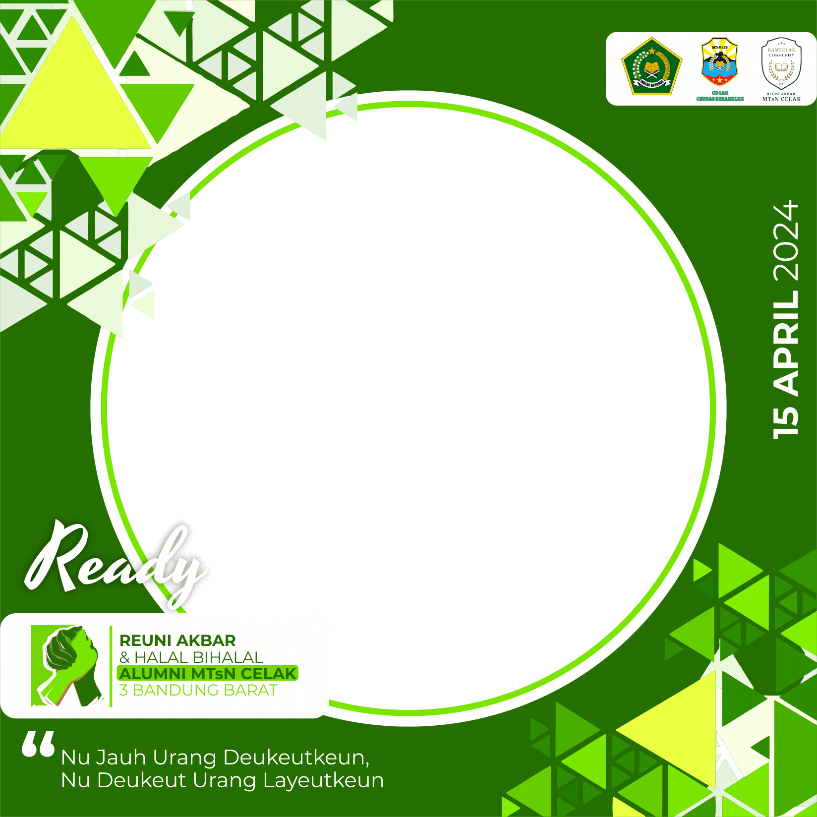 Reuni Akbar dan Halal Bihalal MTsN Celak