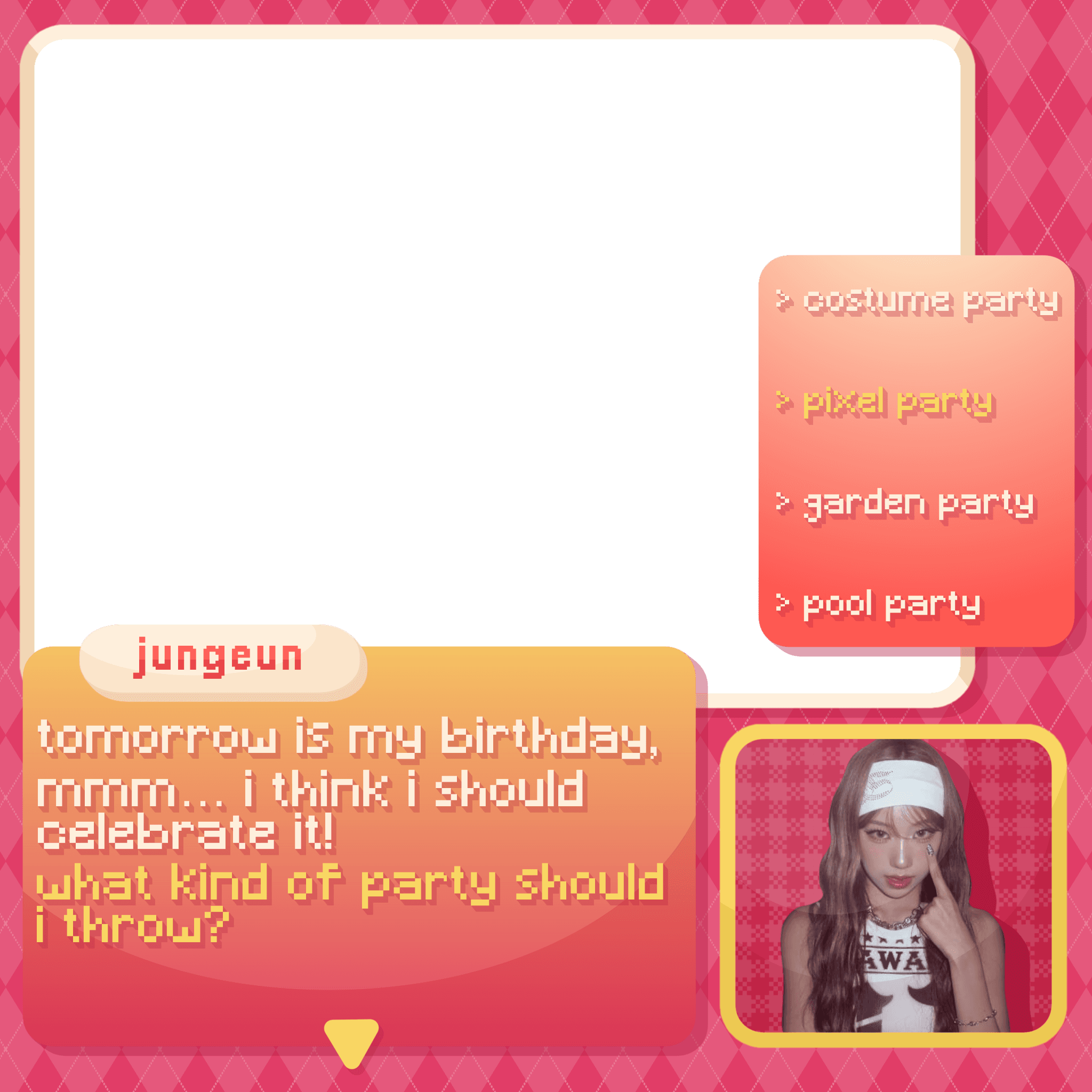 Jungeun’s Mission-Party: Run to 18th Level.