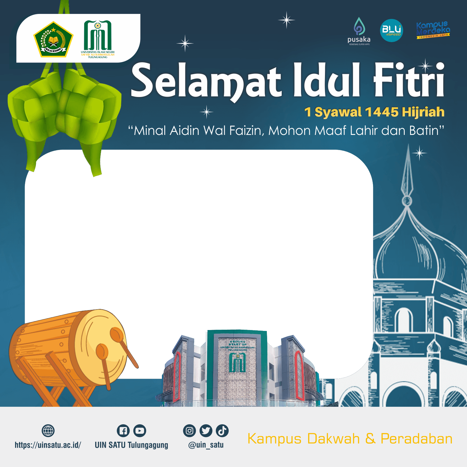 Selamat Idul Fitri 1 Syawal 1445 Hijriah