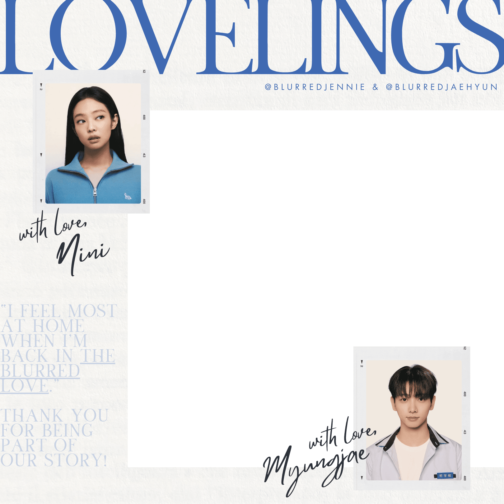 with love, Jen & Jae