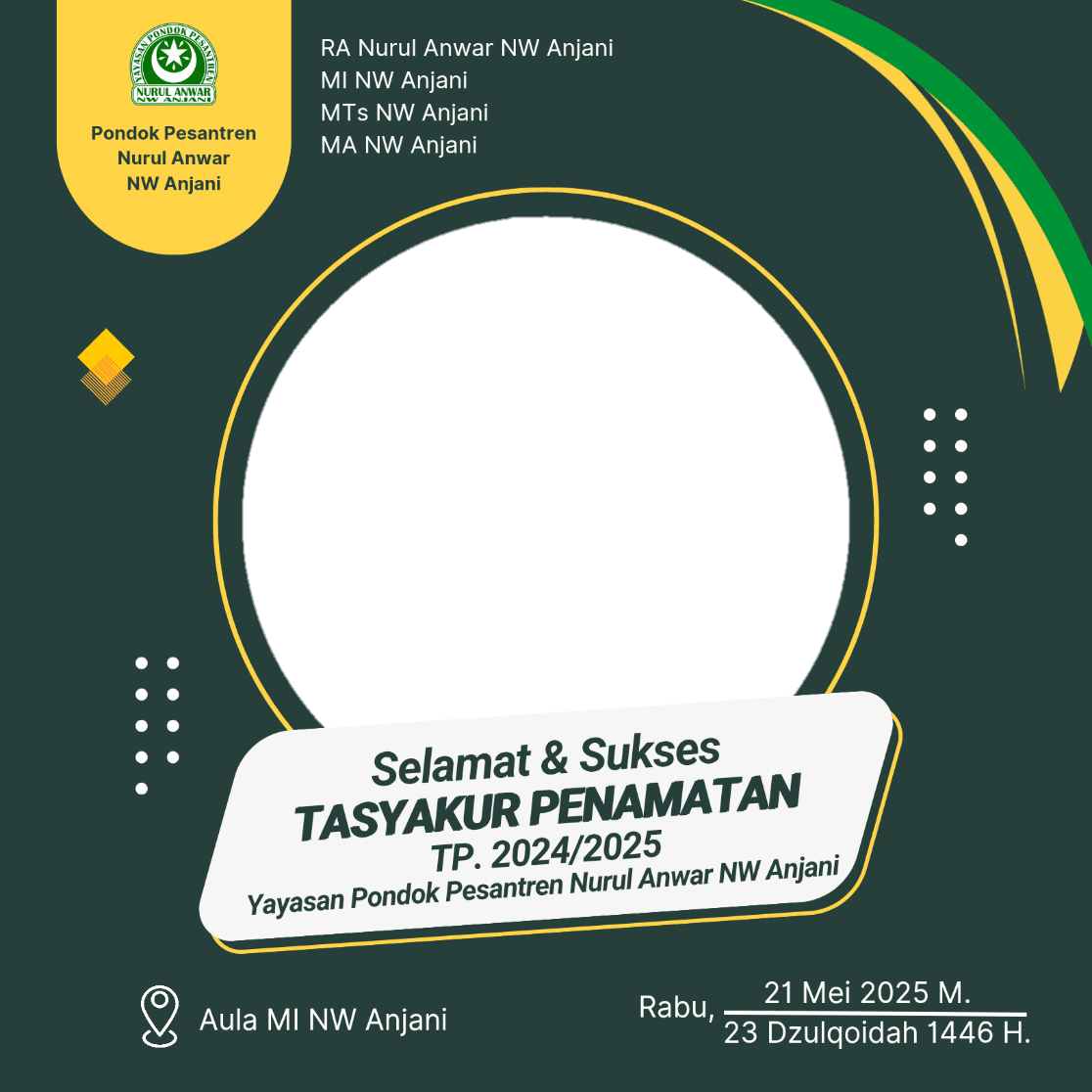 Tasyakur Penamatan Pondok Pesantren Nurul Anwar NW Anjani