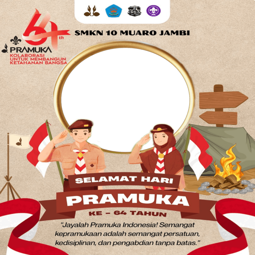 HUT PRAMUKA KE-64 2025 SMKN10MJ
