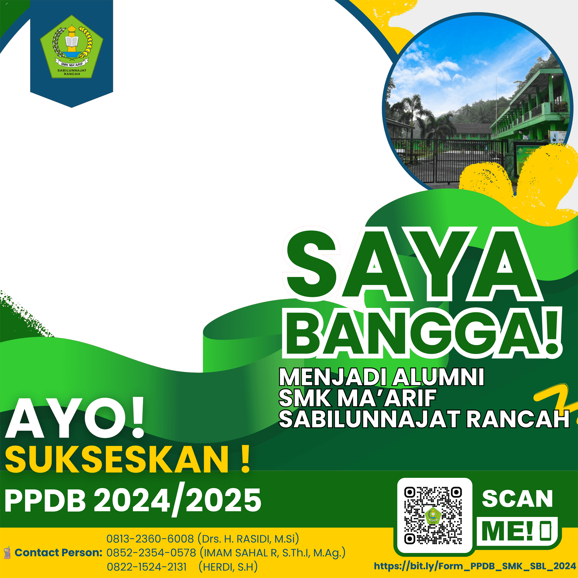 Bingkai Foto Alumni SMK Ma'arif Sabilunnajat Rancah