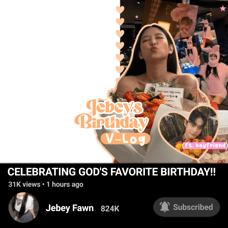 jebey's v-log birthday!