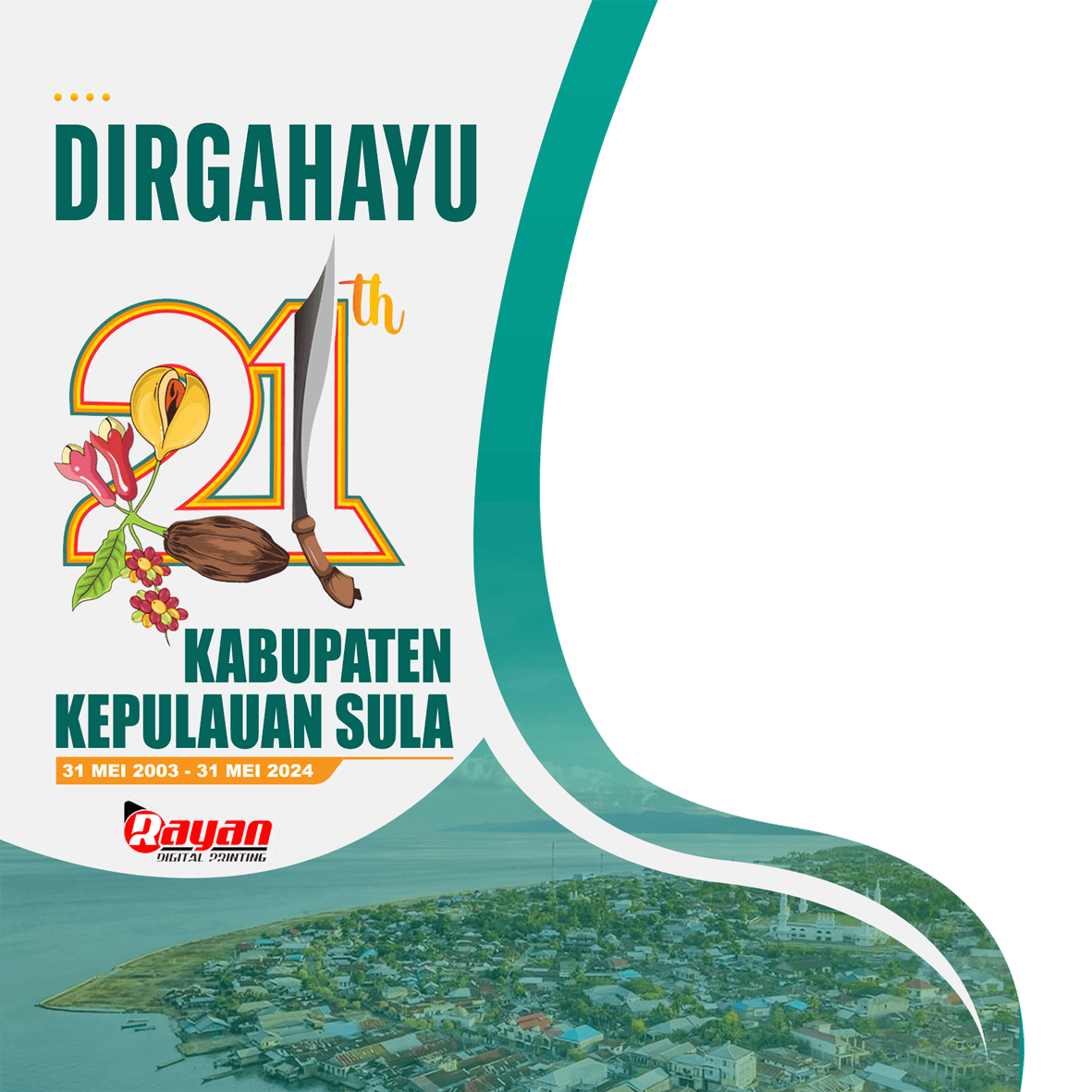 HUT Ke 21 Kabupaten Kepulauan Sula