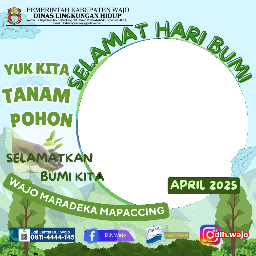 Hari Bumi tingkat Kabupaten Wajo 2025