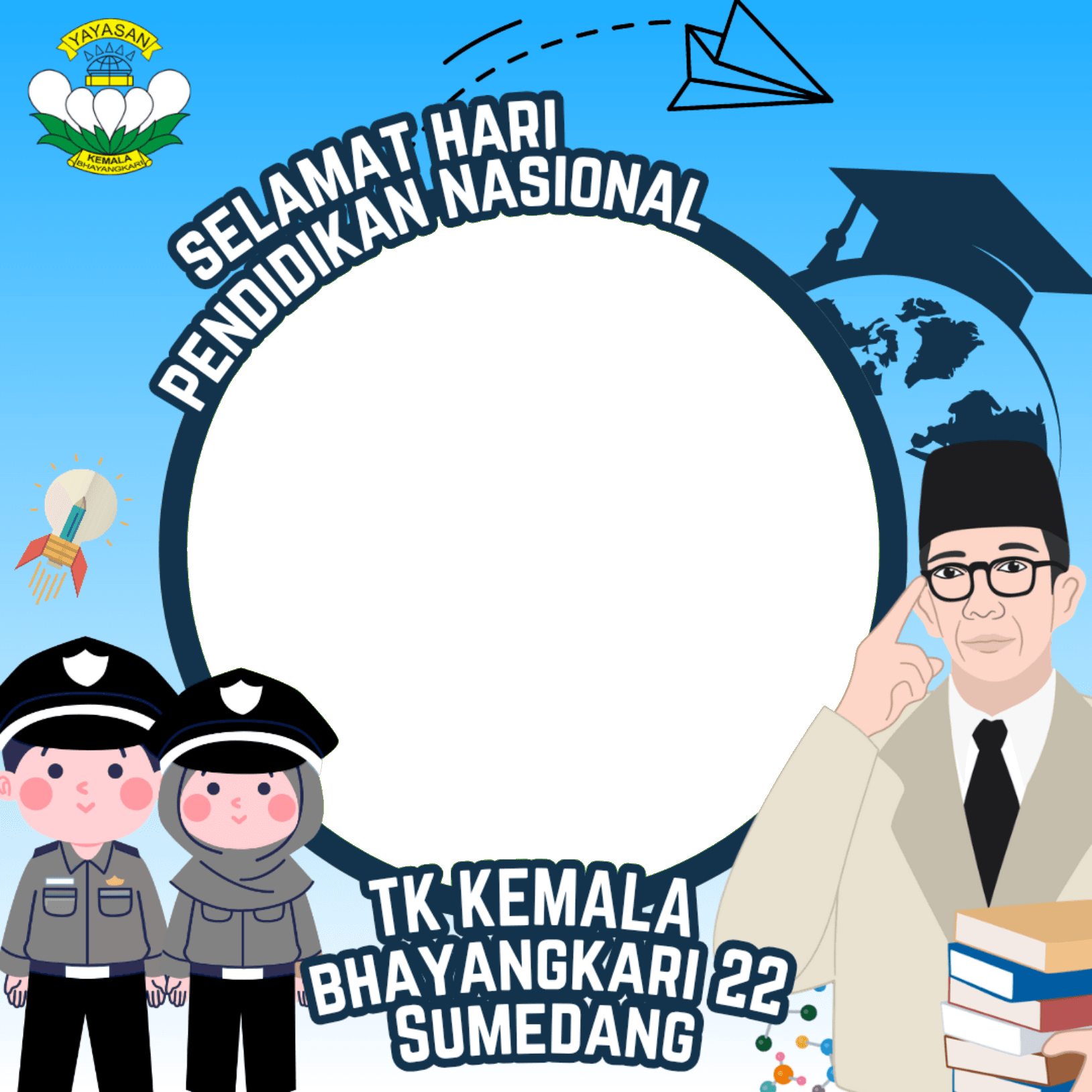 Hari Pendidikan Nasional TK KEMALA BHY