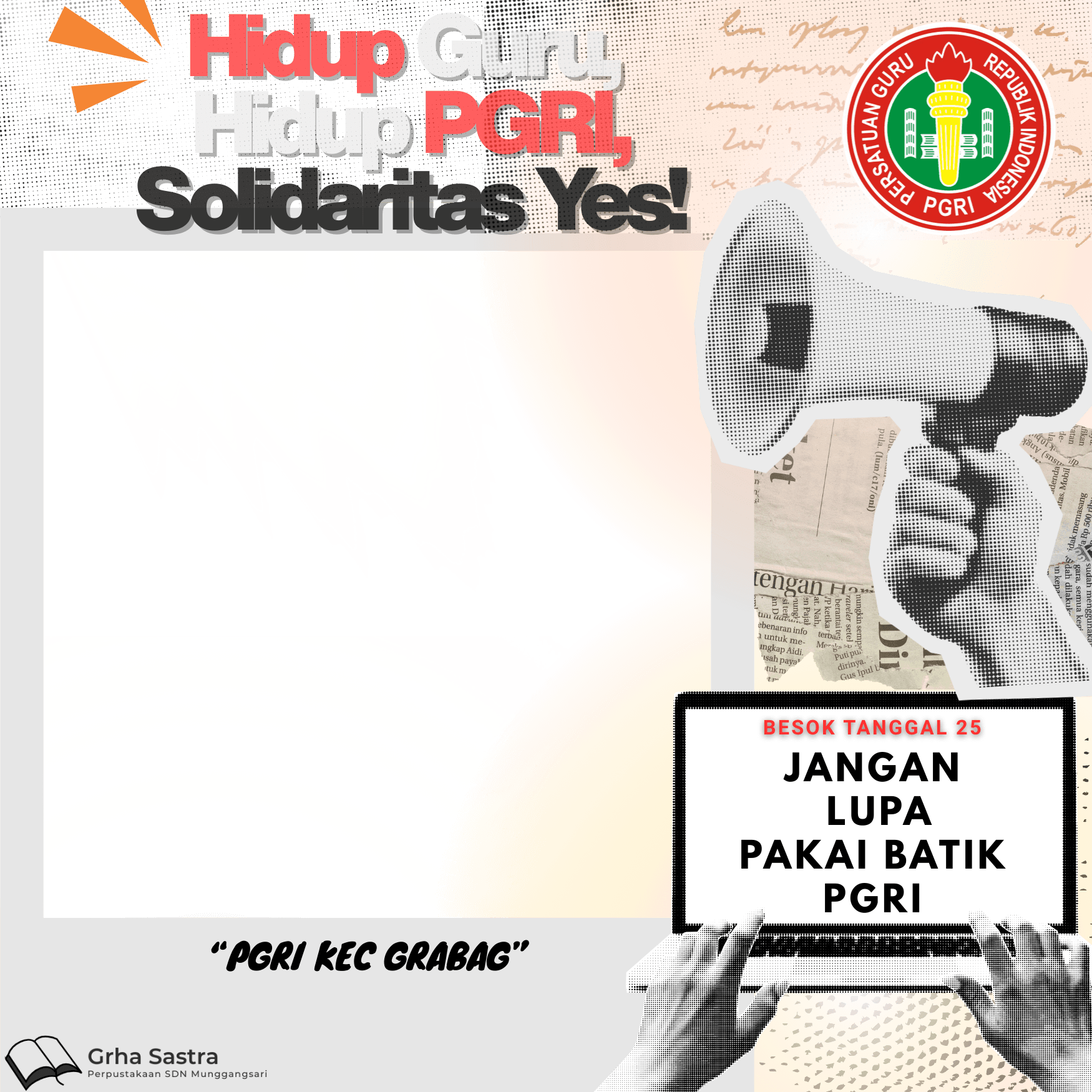 Tanggal 25 Ayo Pakai Batik PGRI!