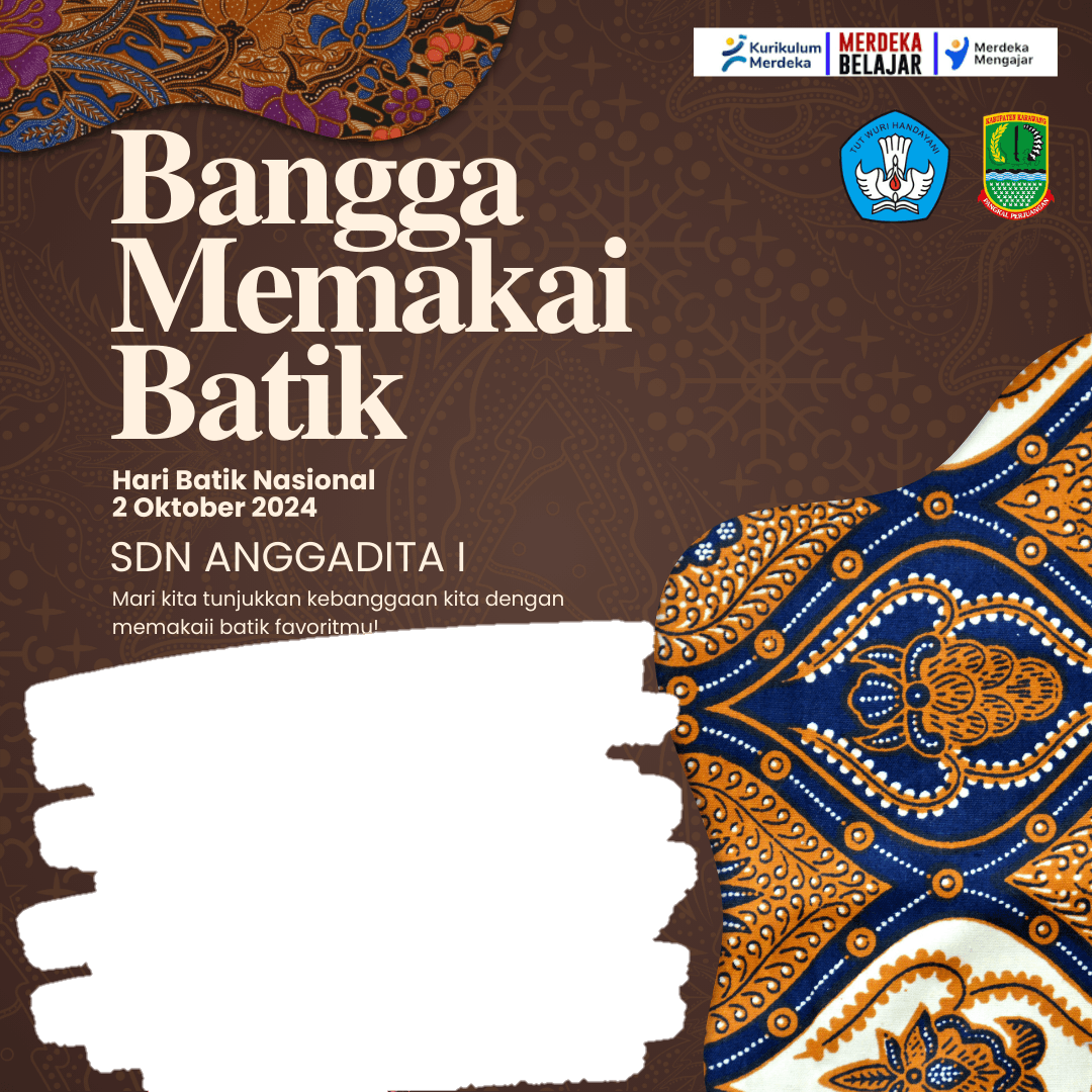 Hari Batik Nasional 2024 SDN Anggadita I