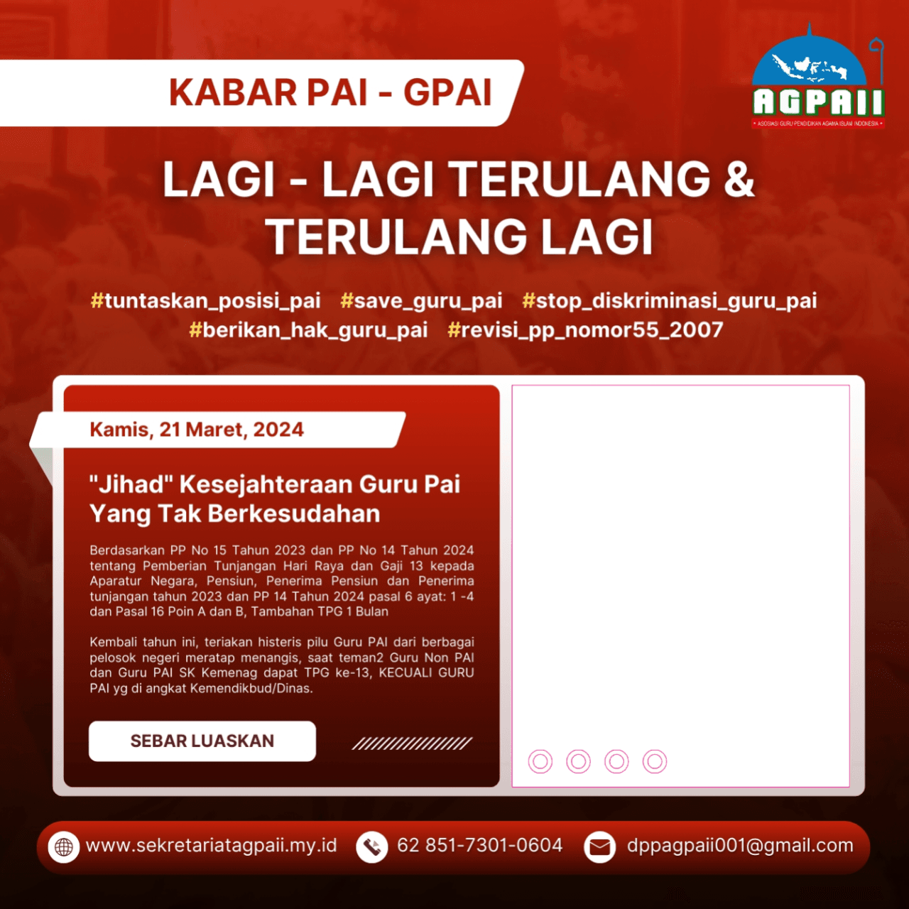 STOP DISKRIMINASI GPAI
