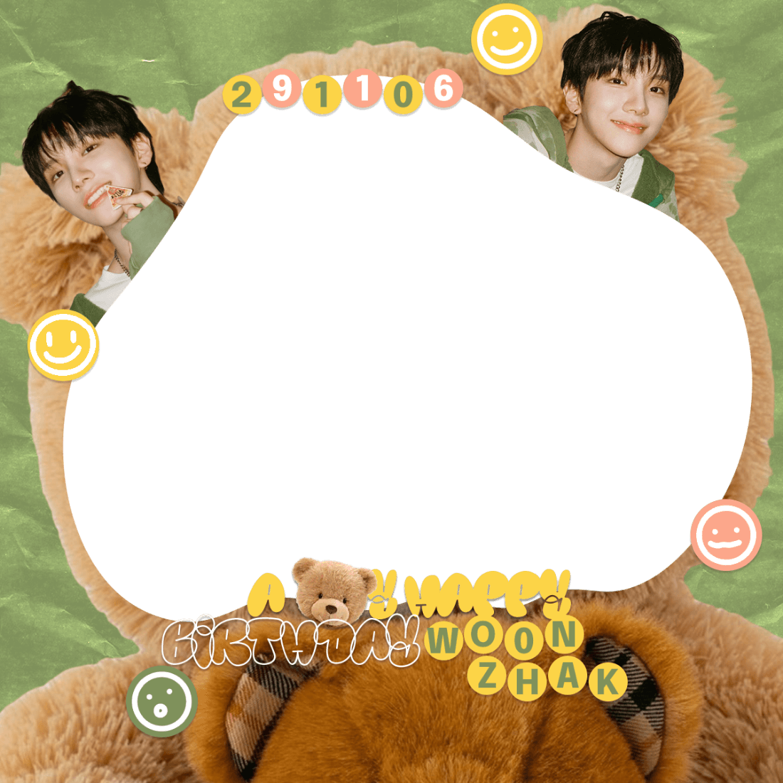 A beary happy birthday, Woonhak🎂
