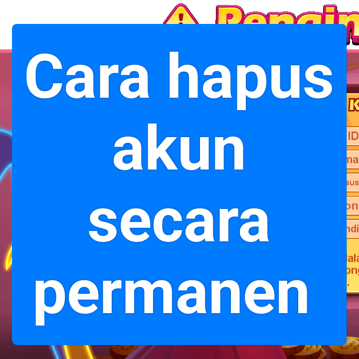 Cara hapus data akun aplikasi Finplus