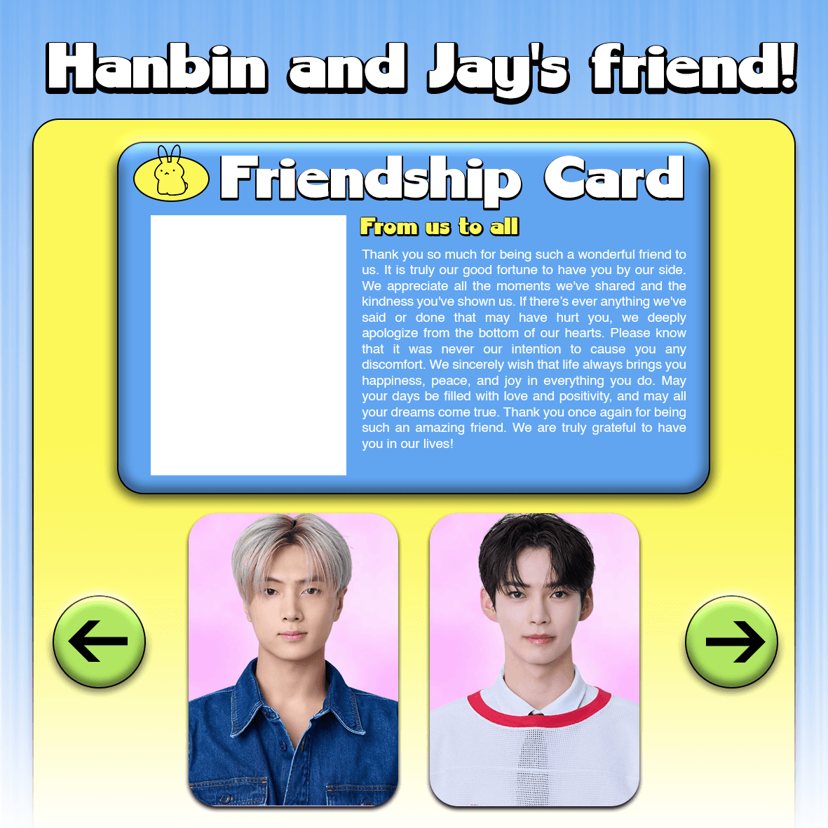 Hanbin and Jay!