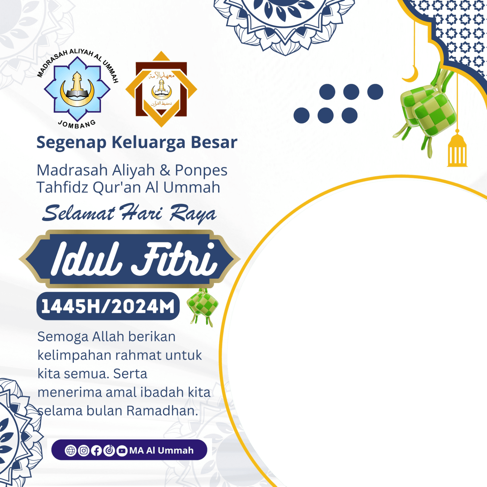 Madrasah Aliyah Al Ummah Heppy Eid