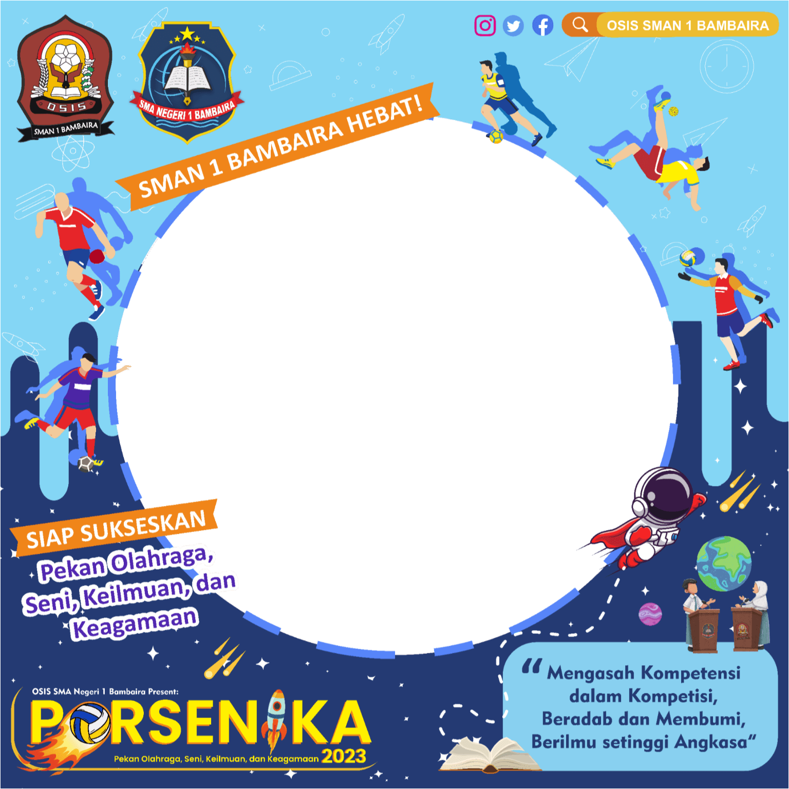 PORSENIKA 2023 SMAN 1 BAMBAIRA