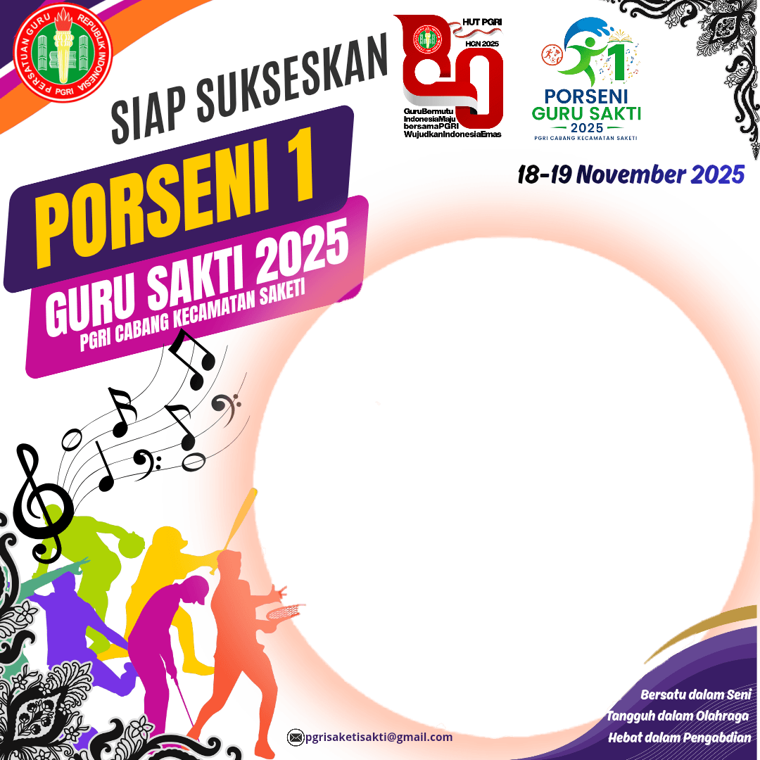 PORSENI KE-1 PGRI CABANG KECAMATAN SAKETI