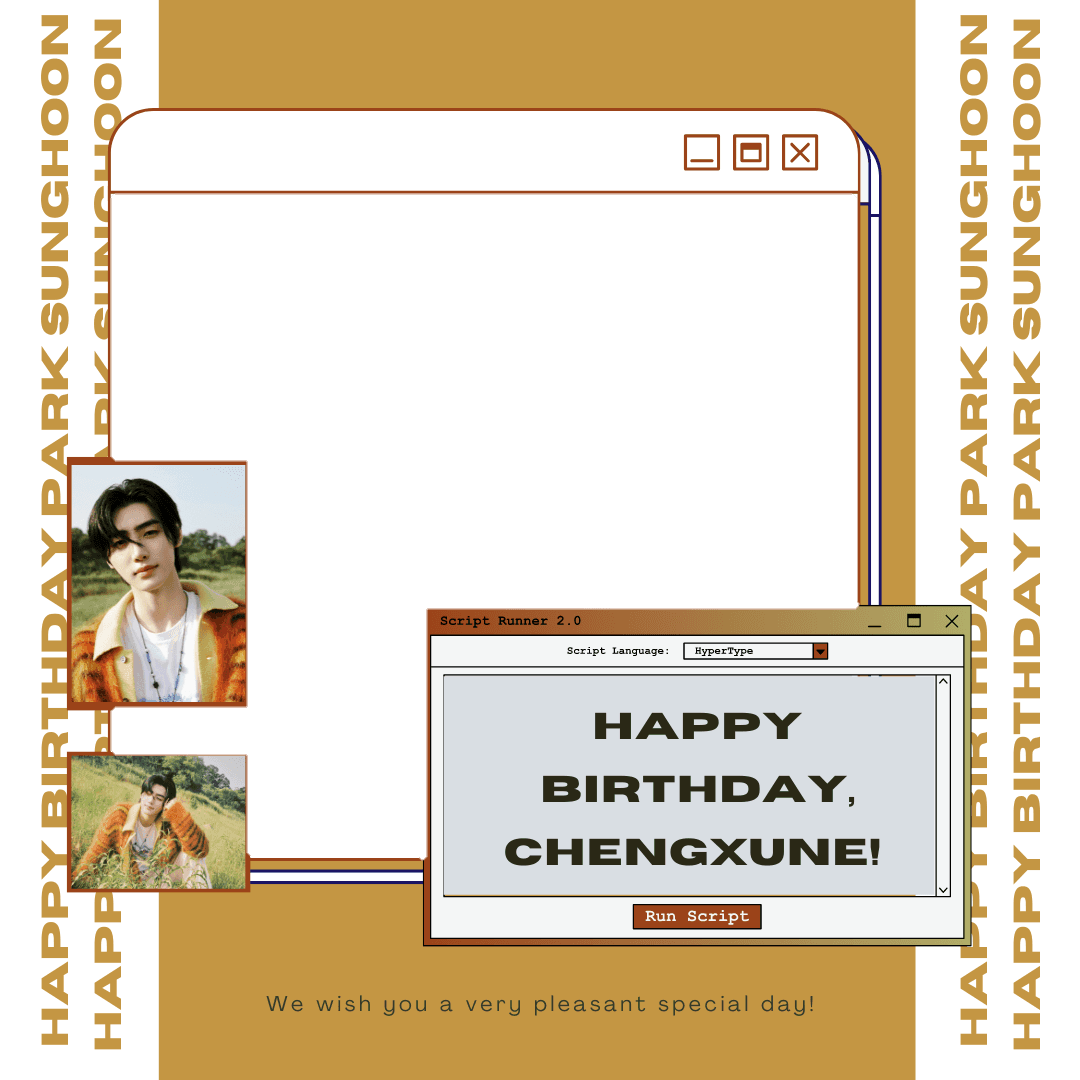 Happy birthday, Chengxune!