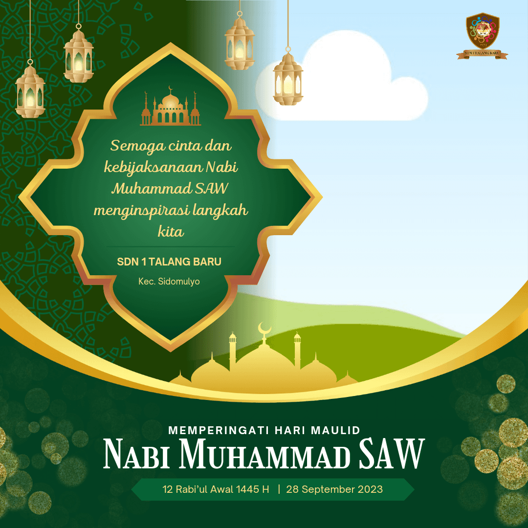 Maulid Nabi Muhammad SAW SDN 1 Talang Baru