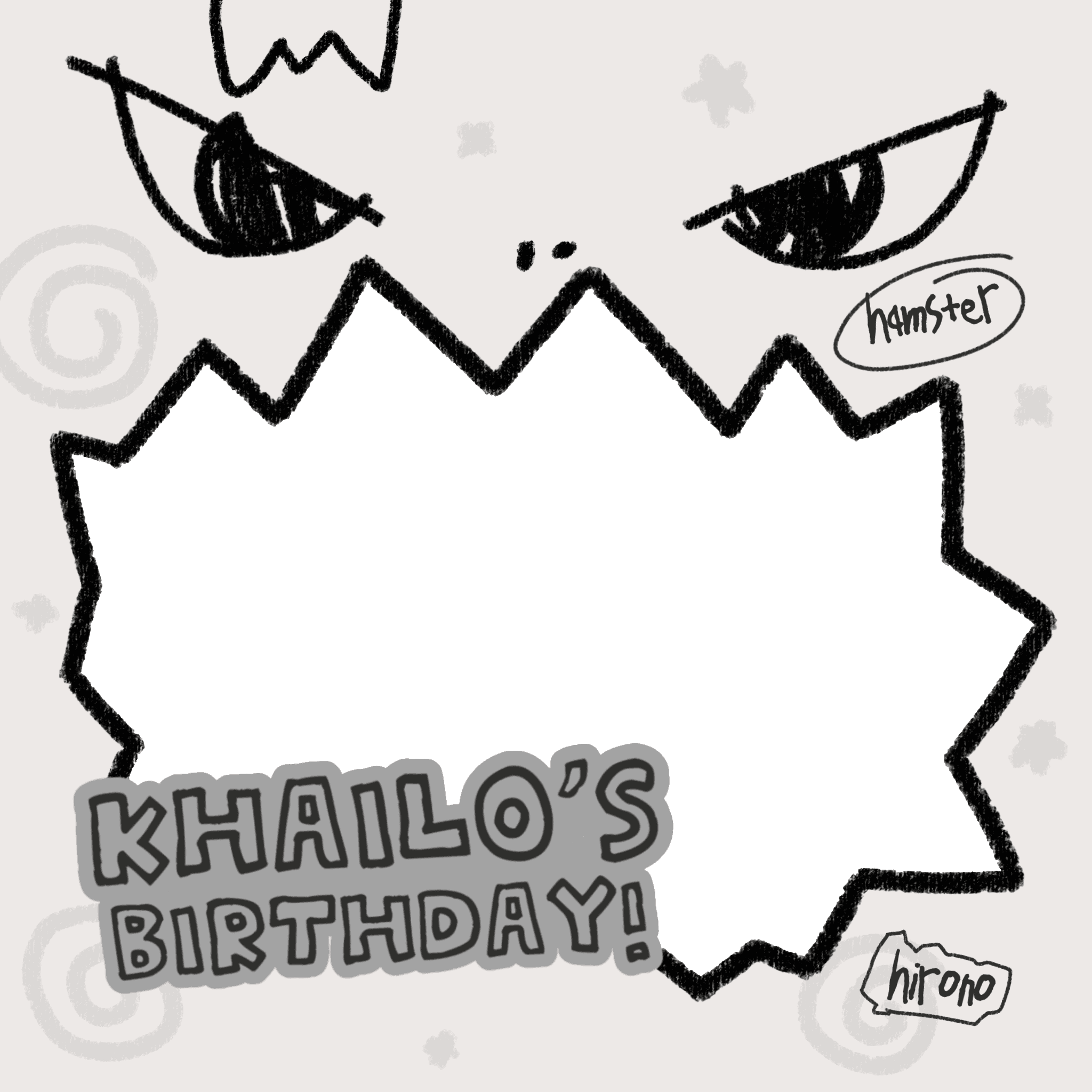 khailo’s birthday! 🐹