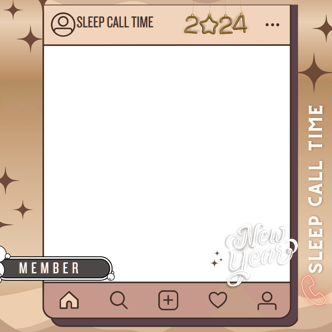 Sleepcalltime frame New year 2024