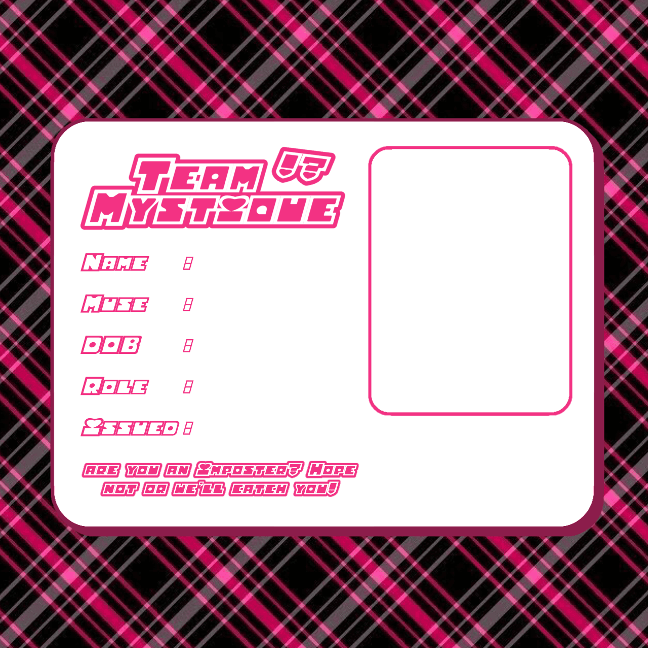 ID Card MystiqueClub!
