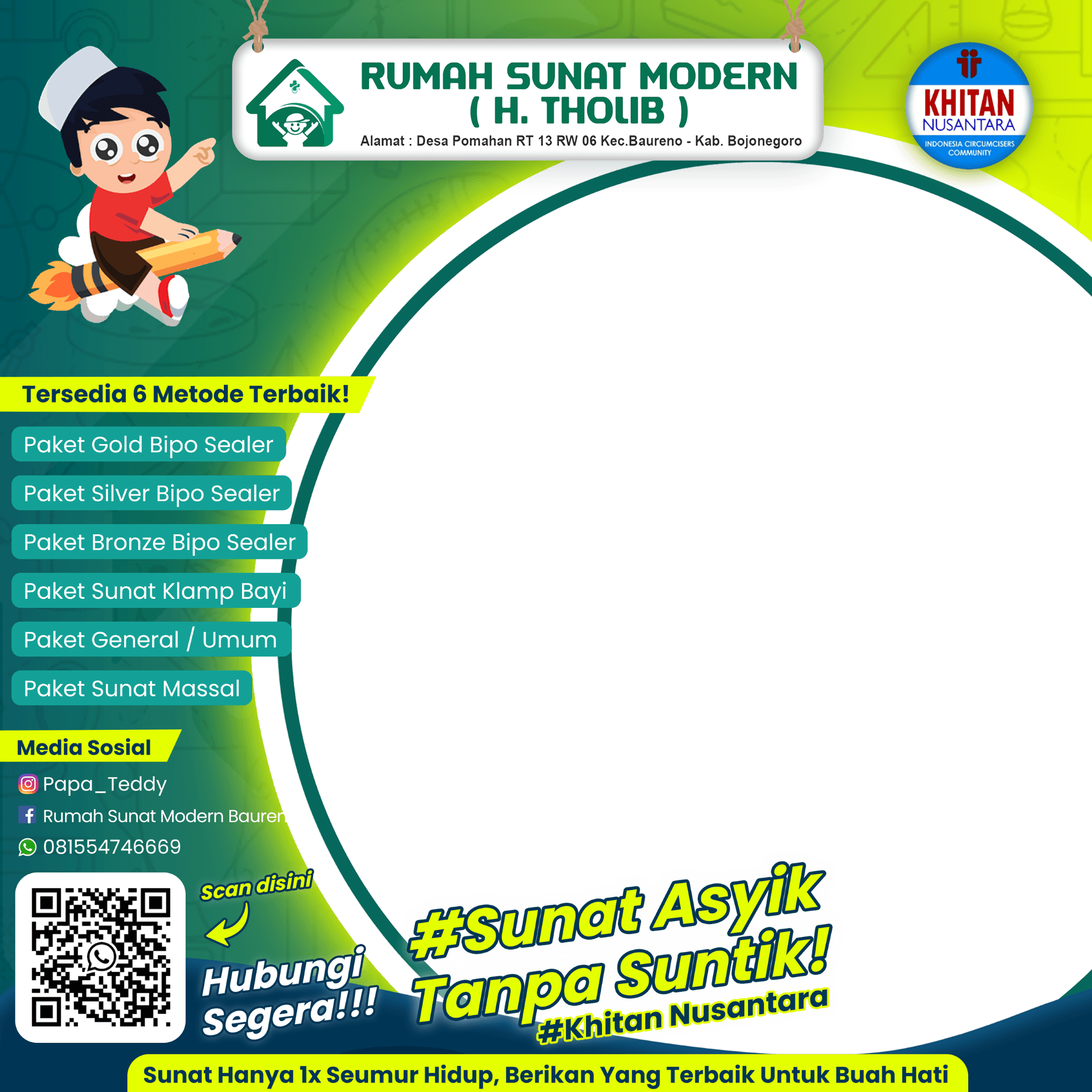 Rumah Sunat Modern Baureno - Lebar