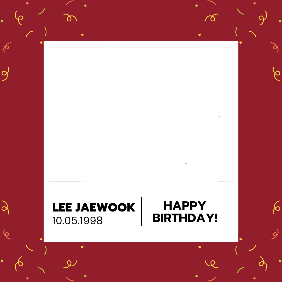 Happy birthday, Lee Jaewook!