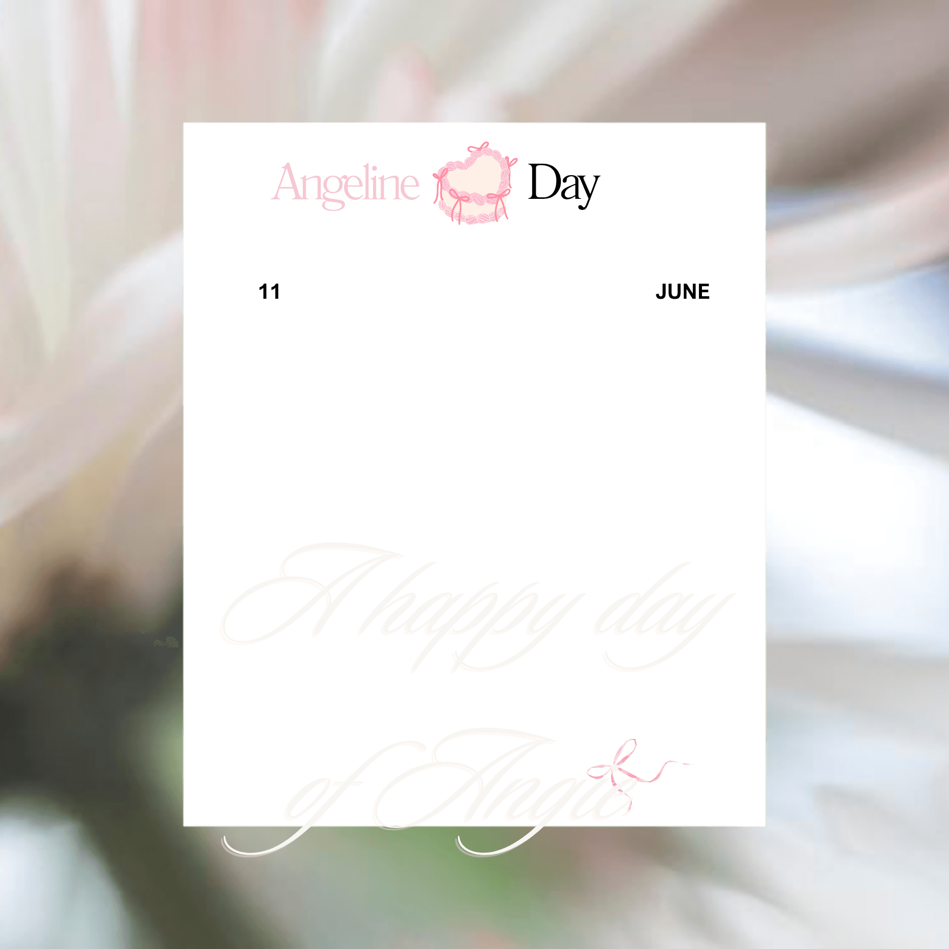 Angie’s Day!