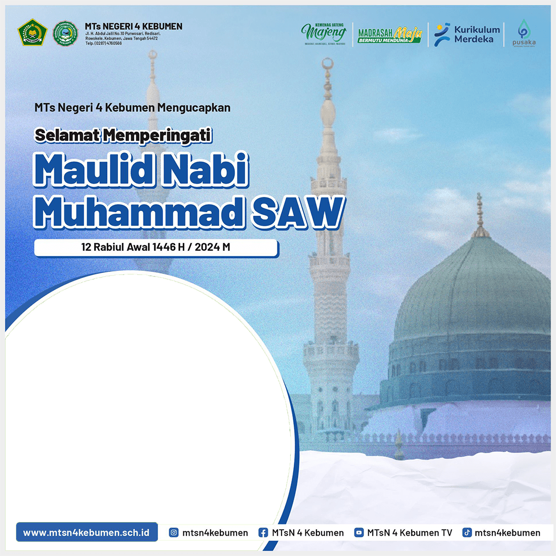 MAULID NABI MUHAMMAD SAW 1446 H