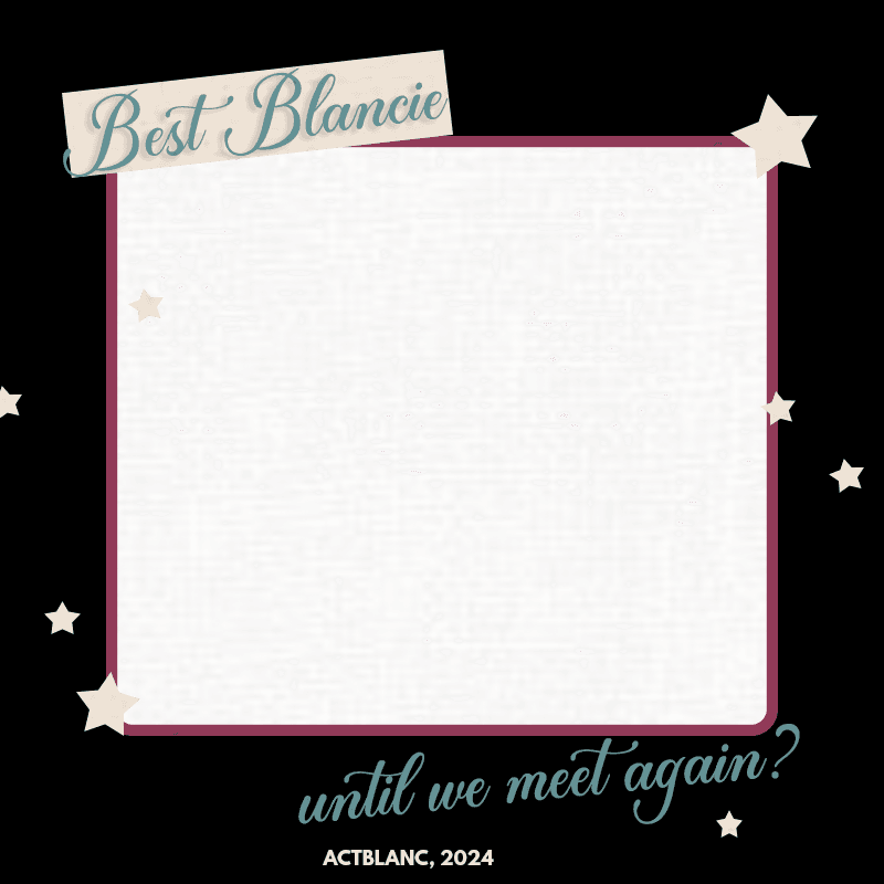 ACTBLANC's farewell!