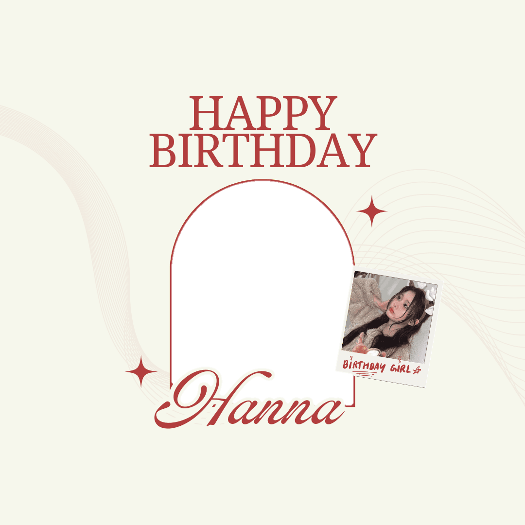 happy hanna’s day 🤍