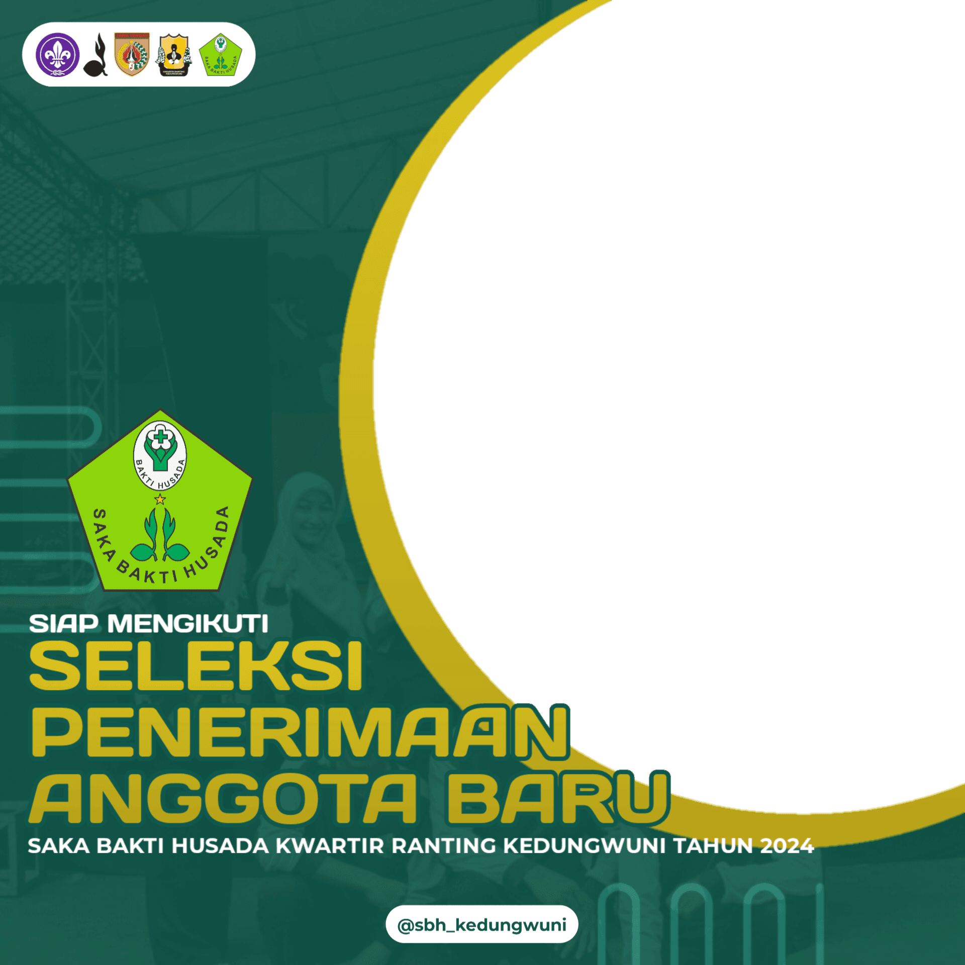 PENERIMAAN ANGGOTA BARU SAKA BAKTI HUSADA KWARTIR RANTING KEDUNGWUNI TAHUN 2024