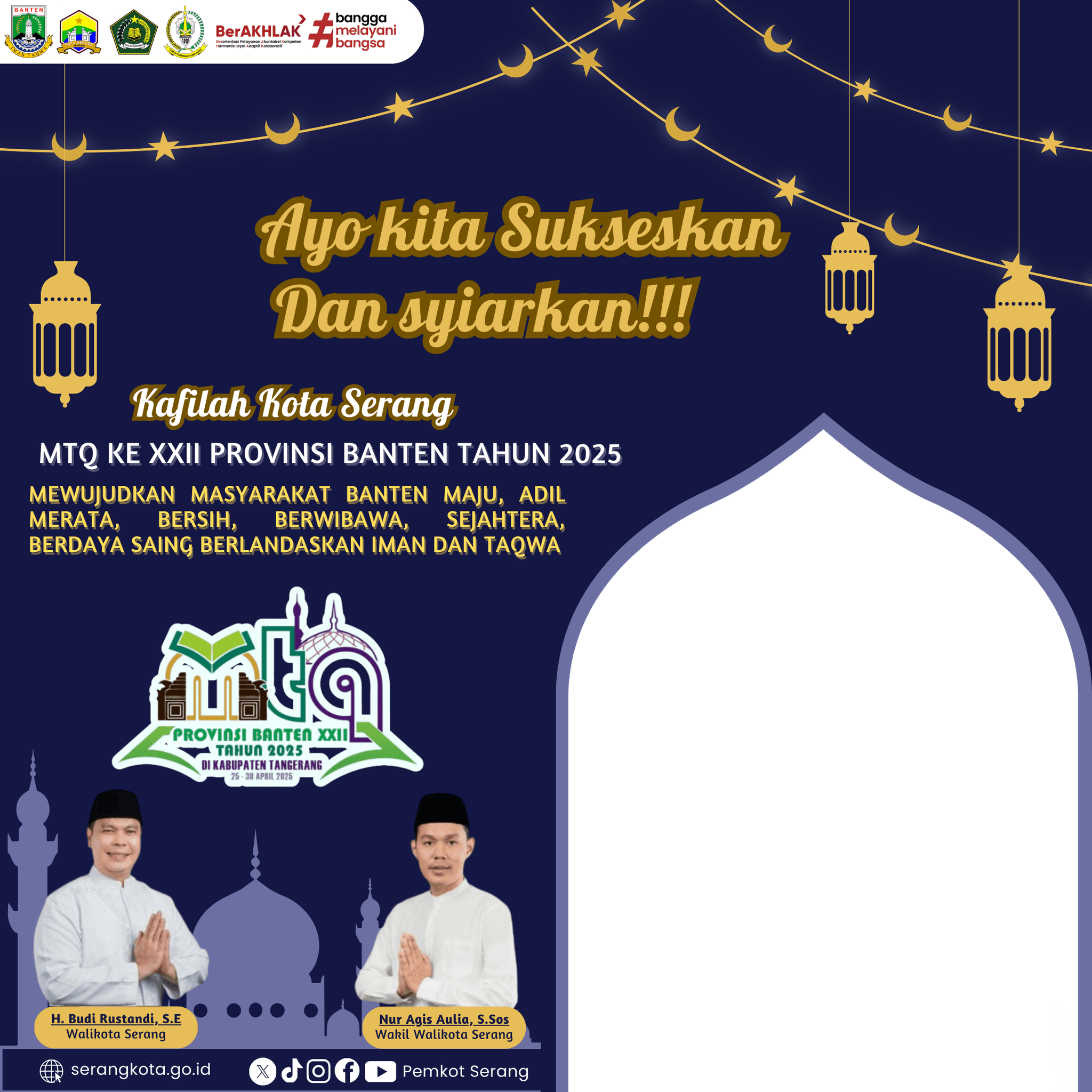 Kafilah Kota Serang Siap Mensukseskan MTQ ke XXII Tingkat Provinsi Banten