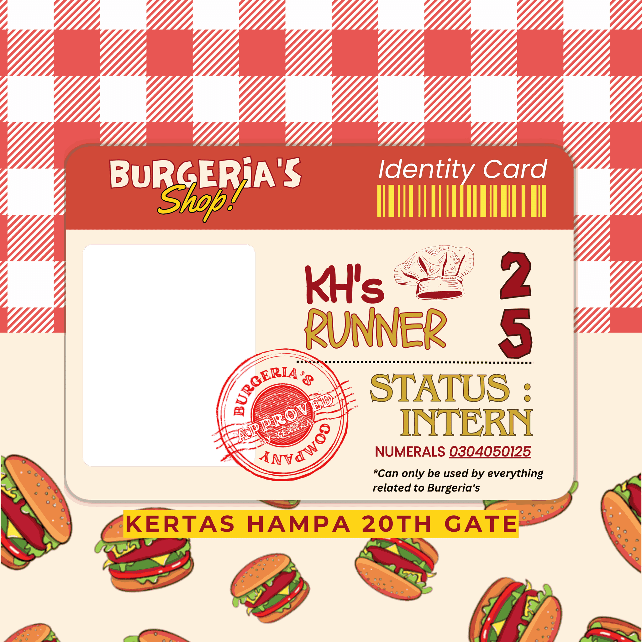 KH's Internship ID CARD