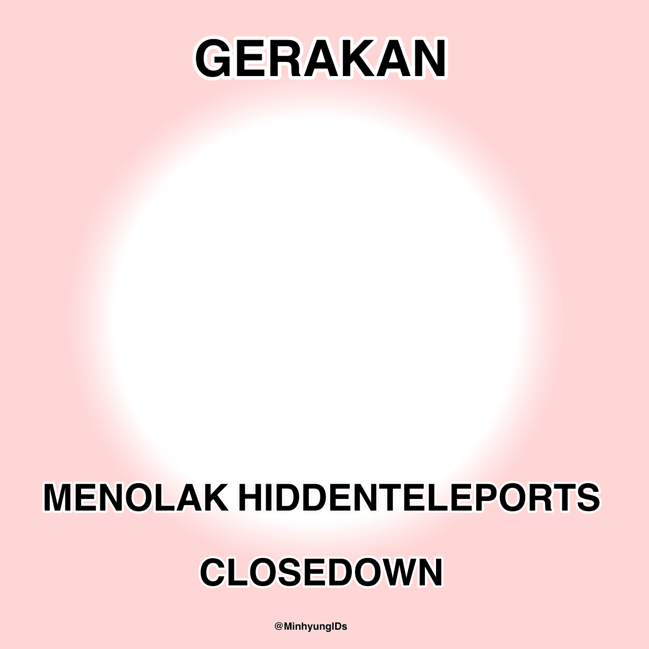 GERAKAN MENOLAK HIDDENTELEPORTS CLOSEDOWN