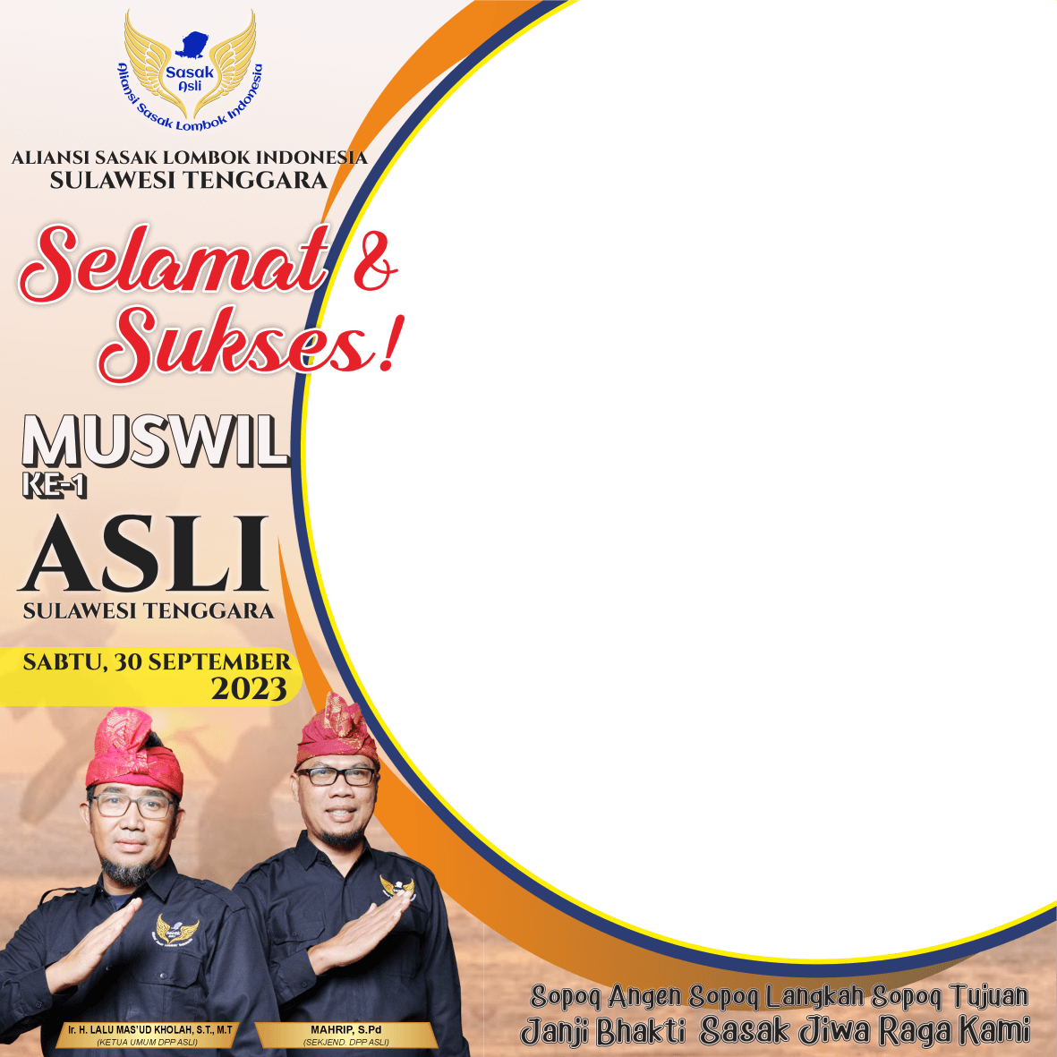 Sukseskan MUSWIL Ke-1 ASLI Sulawesi Tenggara