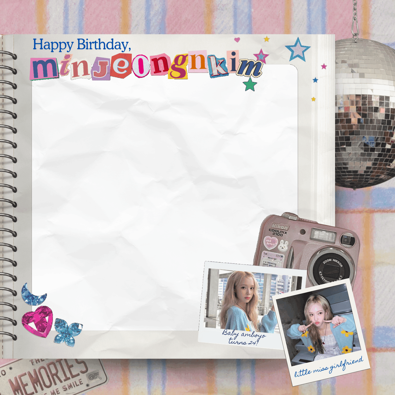 Welcoming Minjeongnkim's day!