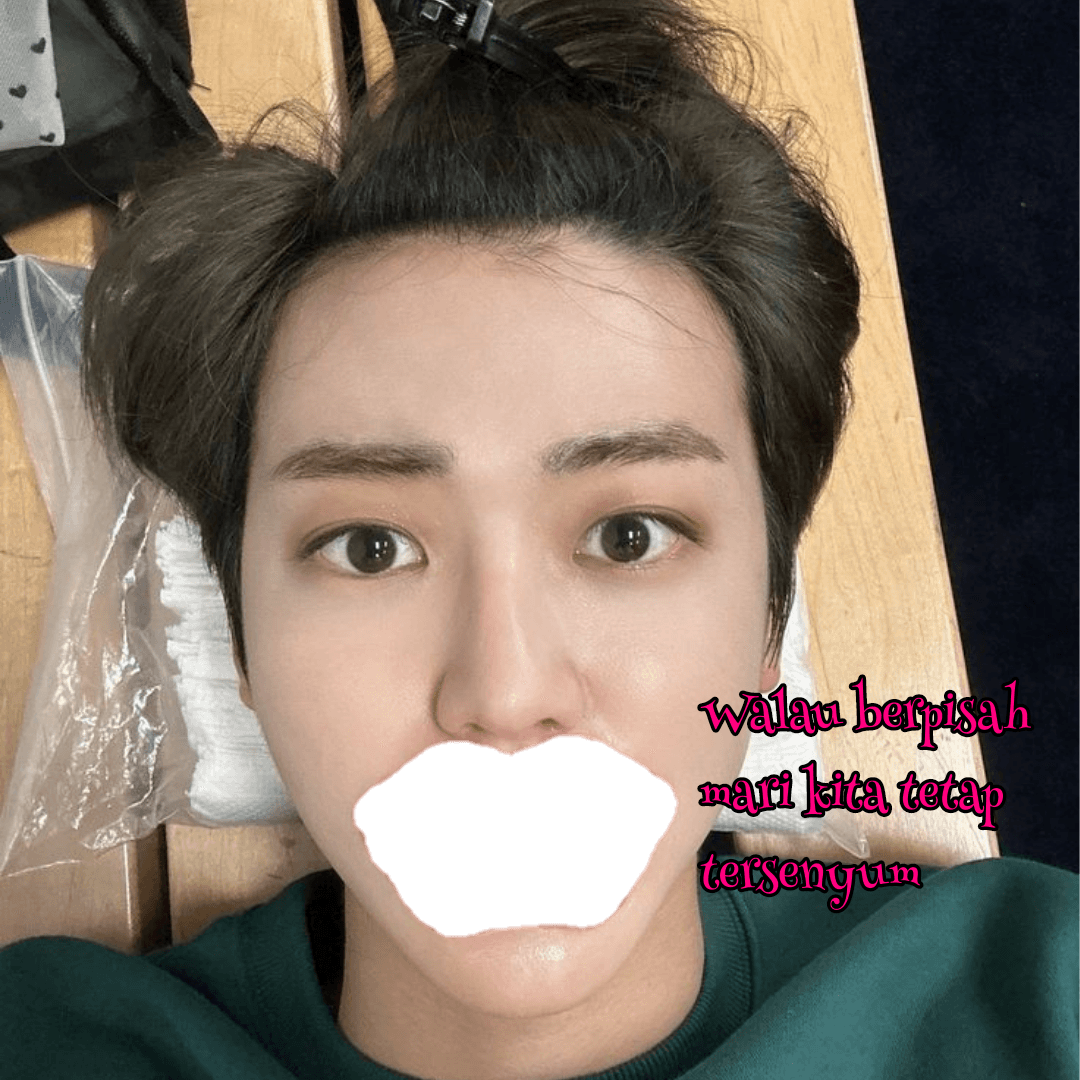Bantu Jaemin tersenyum