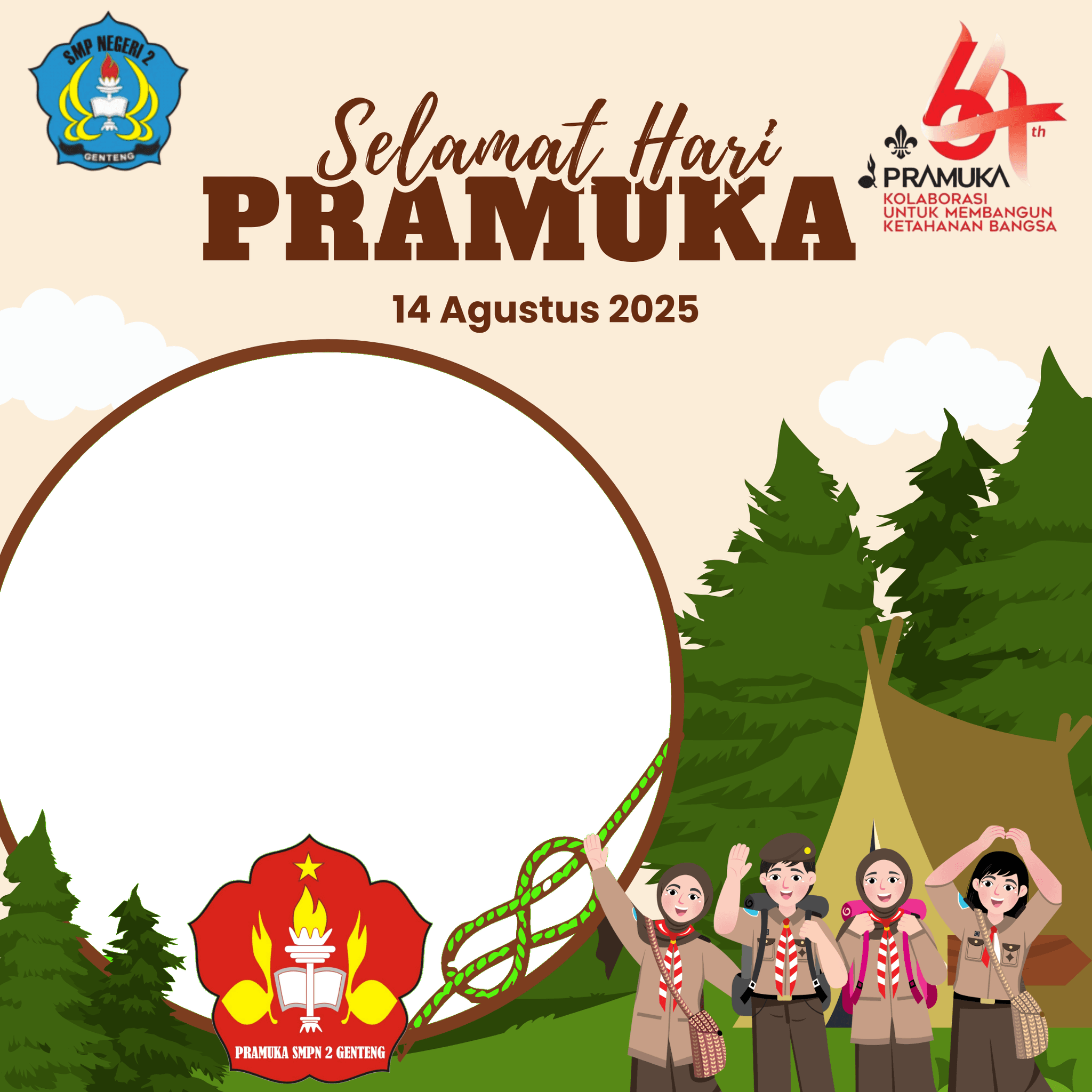 Hari Pramuka ke-64 tahun 2025